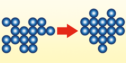 Reorganizar nanoclusters usando aleatoriedad