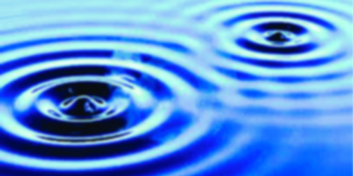 Water Can Host Topological Waves
