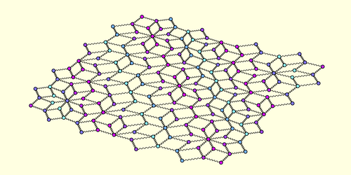 Golden Ratio in Quasicrystal Vibrations