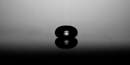 Physics - Drops Hover Indefinitely Above Vibrating Solid Surface