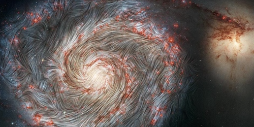 Physics - Gravitational Collapse Primes Galactic Magnetism
